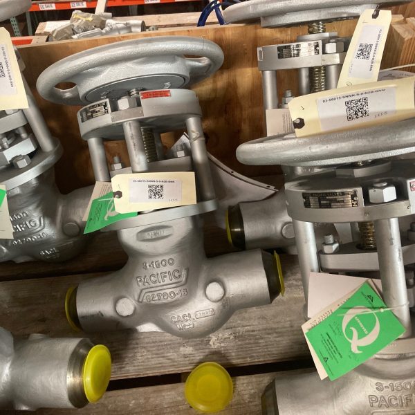 Crane Pacific 3" Globe Valve, 1500#, WC9, 03-56015-SNNN-S-9-N2B-BNN