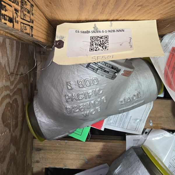 Crane Pacific 3" Check Valve, 900#, WCB, 03-58809-SNNN-S-1-N2B-NNN