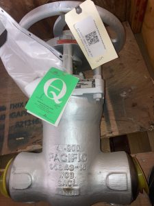 Crane Pacific 4" Gate Valve, 900#, WCB, 04-55509-SNNX-S-1-M2B-HNN