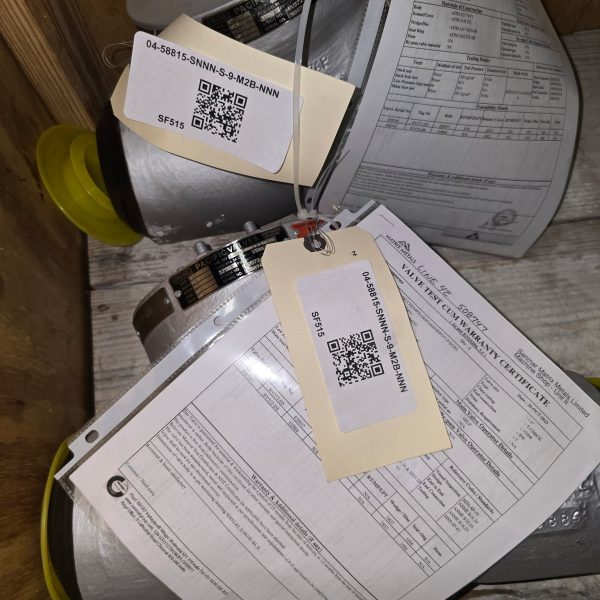 Crane Pacific 4" Check Valve, 1500#, WC9, 04-58815-SNNN-S-9-M2B-NNN