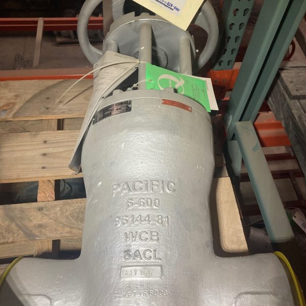 Crane Pacific 6" Gate Valve, 600#, WCB, 06-55506-SNNN-S-1-H2B-HNN