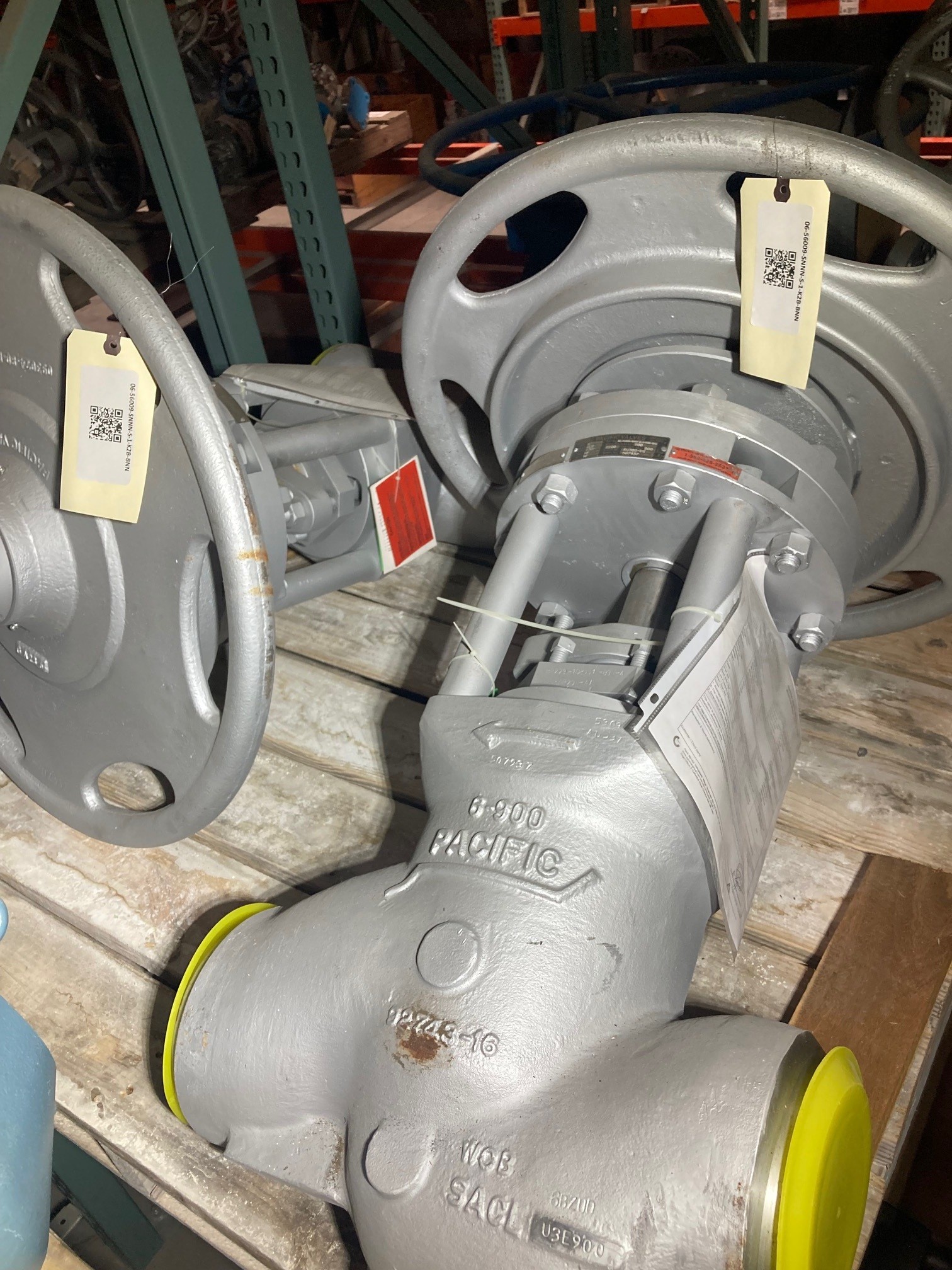 Crane Pacific 6" Check Valve, 900#, WCB, 06-56009-SNNN-S-1-K2B-BNN